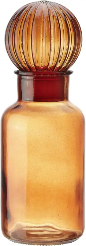 Vase in Orange Ø/H ca. 8/23 cm 'Milla'