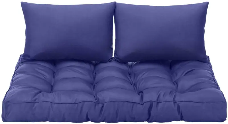 Palettenkissenset 'Julia', blau