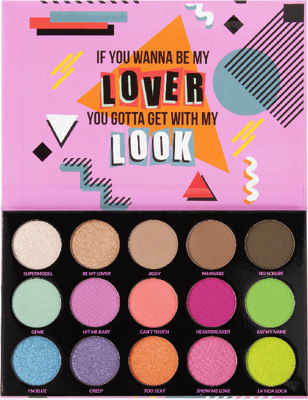 BH Cosmetics Lidschattenpalette Remix Dance 90's- 15 Farben