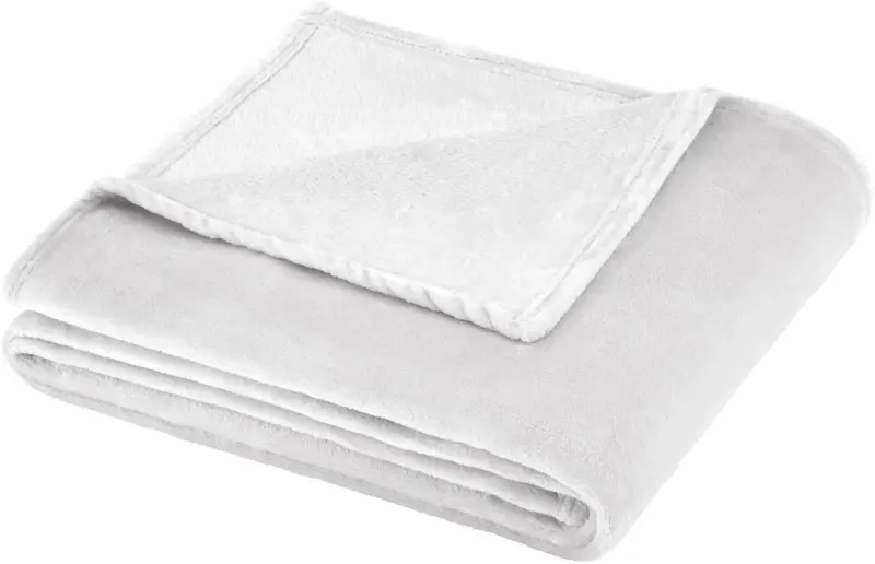 Decke Olbia in Hellgrau ca.150x200cm