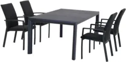 Gartentischgruppe 'Sonis L45645', Anthrazit