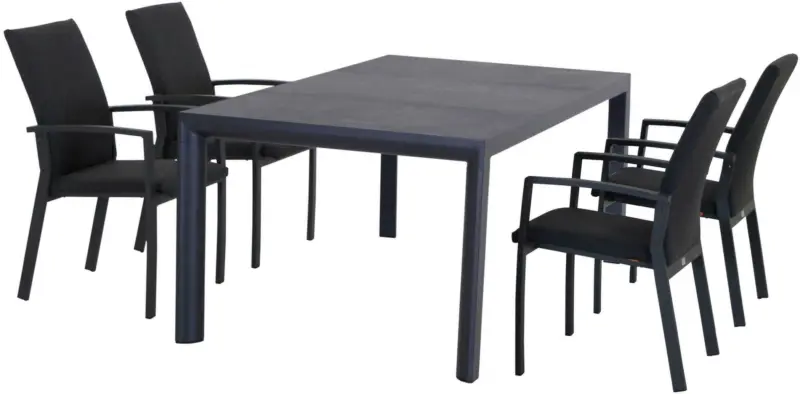 Gartentischgruppe 'Sonis L45645', Anthrazit