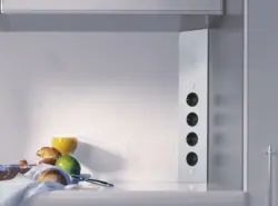 Steckdosenelement Edelstahl