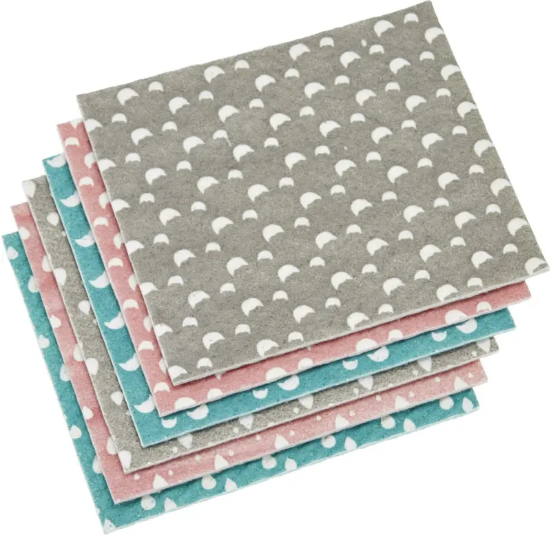 Schwammtuch Paula Grau/Rosa/Opla