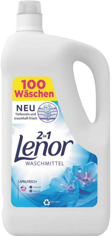 Lenor Flüssigwaschmittel 2in1 Aprilfrisch 100 Waschgänge -