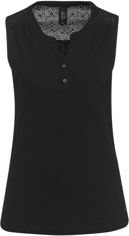 Damen Top mit Lochstickerei (Nur online)
