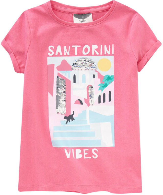 Mädchen T-Shirt mit großem Print (Nur online)