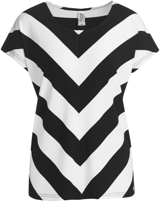 Damen T-Shirt mit diagonalen Streifen (Nur online)