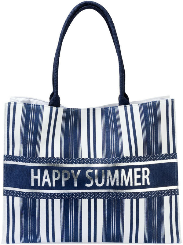 Strandtasche im Streifen-Look (Nur online)