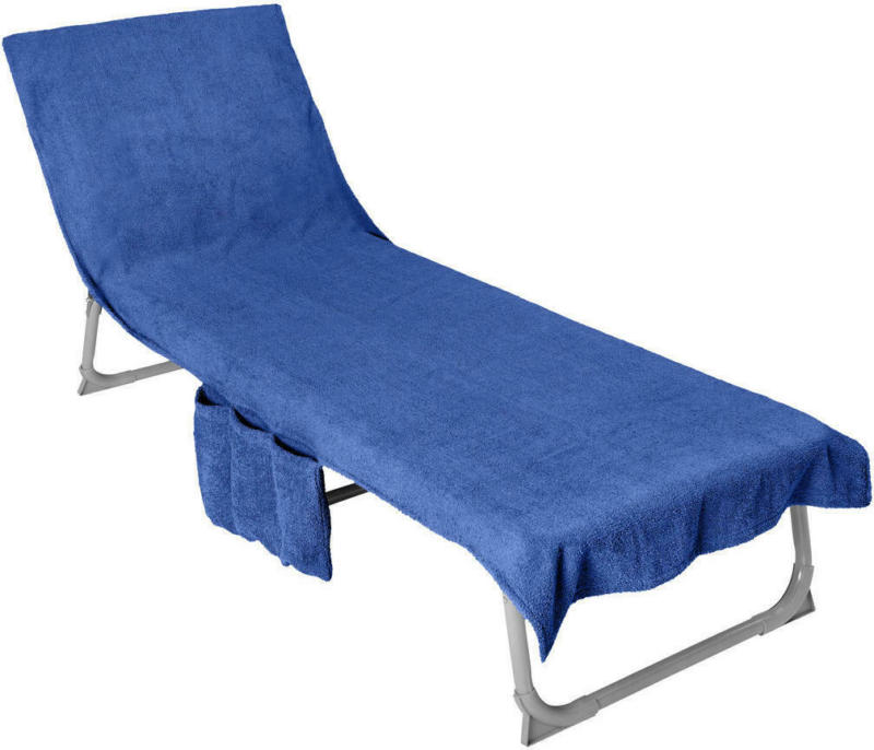 Liegenauflage in Blau Uni