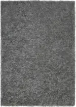 m&ouml;max Hochflorteppich in Dunkelgrau ca.160x230cm 'Shaggy'