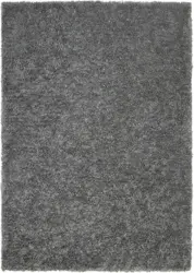 Hochflorteppich in Dunkelgrau ca.160x230cm 'Shaggy'
