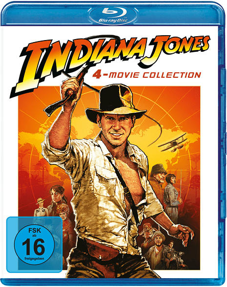 Indiana Jones 1-4 [Blu-ray]