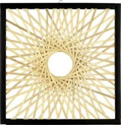 Wanddeko Bamboo aus Eisen