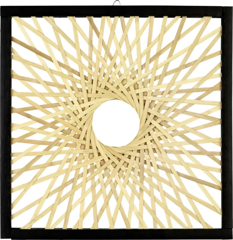Wanddeko Bamboo aus Eisen