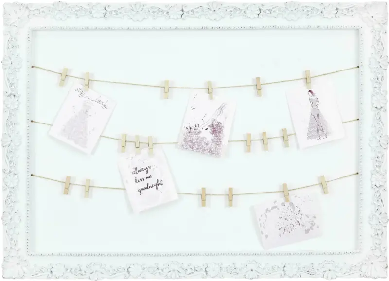 Bilderrahmen Romantic in Weiß