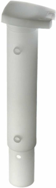 Bodenhülse für Wäschepfähle 44 mm, Kunststoff weiß