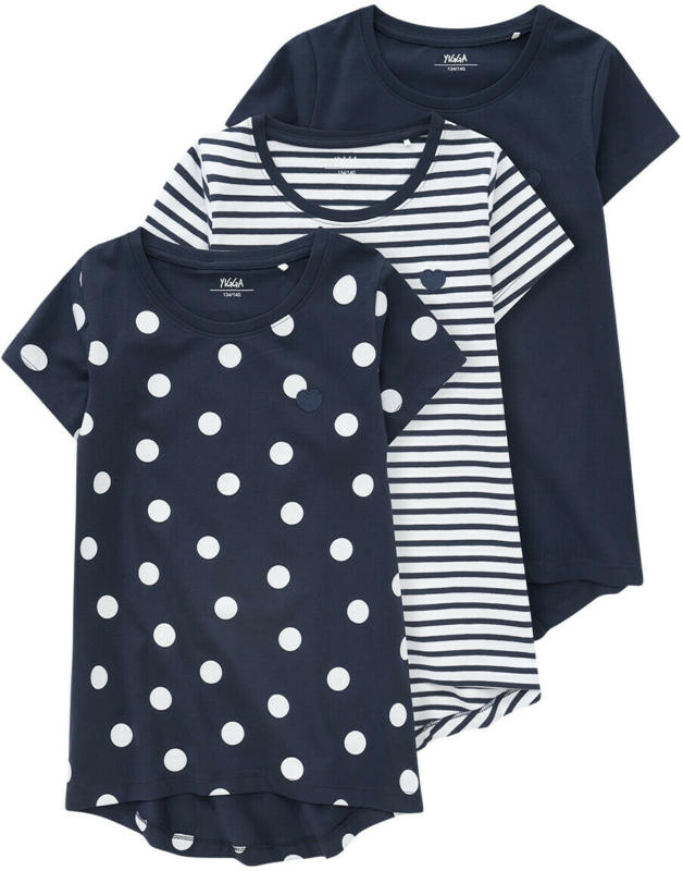 3 Mädchen T-Shirts im Set