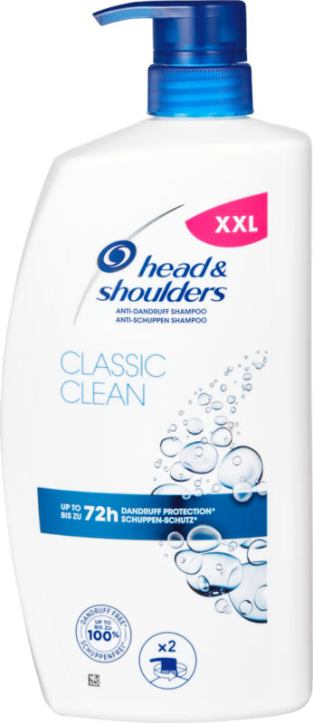 Shampoo antiforfora Head & Shoulders, Classic Clean, 900 ml