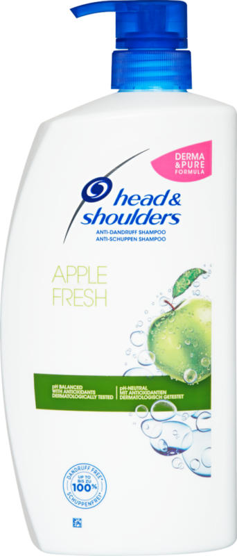 Shampoo antiforfora Head & Shoulders, Apple Fresh, 900 ml