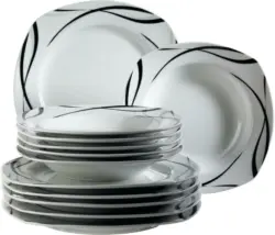 Tafelservice Oslo aus Porzellan, 12-teilig