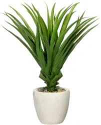 Kunstpflanze Palma im Zementtopf, ca. 85cm