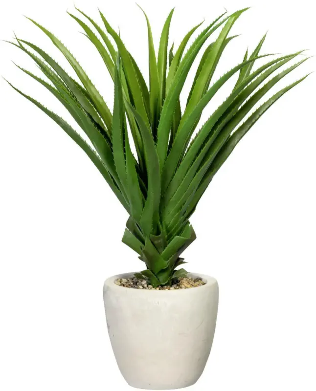 Kunstpflanze Palma im Zementtopf, ca. 85cm