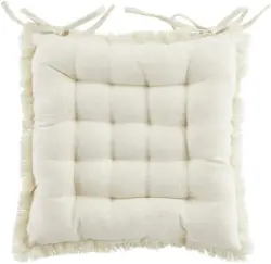 Sitzkissen Allegra in Creme ca. 40x40cm