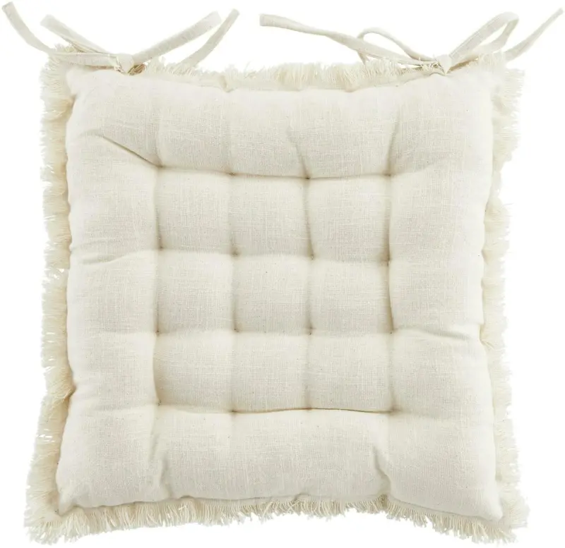 Sitzkissen Allegra in Creme ca. 40x40cm