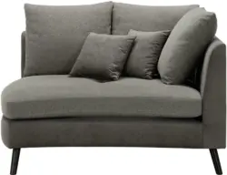 Sofaelement in Dunkelgrau