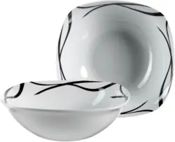 Sch&uuml;sselset Oslo aus Porzellan, 2-teilig