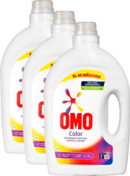 Profital - Lessive liquide Omo Color, 3 x 40 lessives, 3 x 2