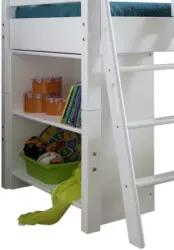 Regal 'Kim' , aus Buche, weiß