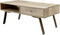 Couchtisch 'Sikar' ca. 95x50 cm, aus Mango