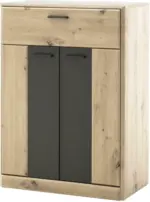 mömax Dornbirn - Ihr Trendmöbelhaus in Dornbirn Schuhschrank in Grau/Eichefarben