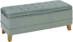 Sitzbank aus Samt in Grün