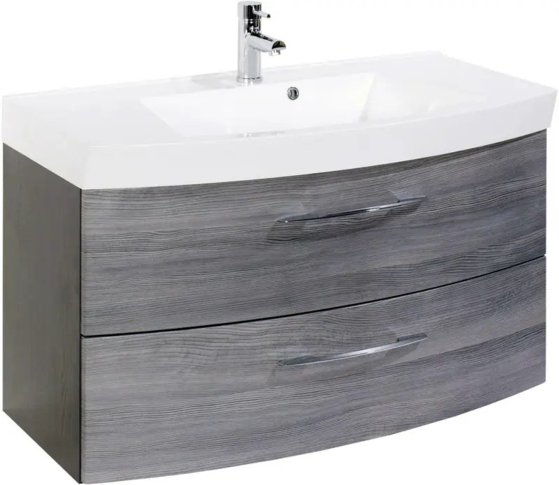 Waschtischkombi in Graphitfarben