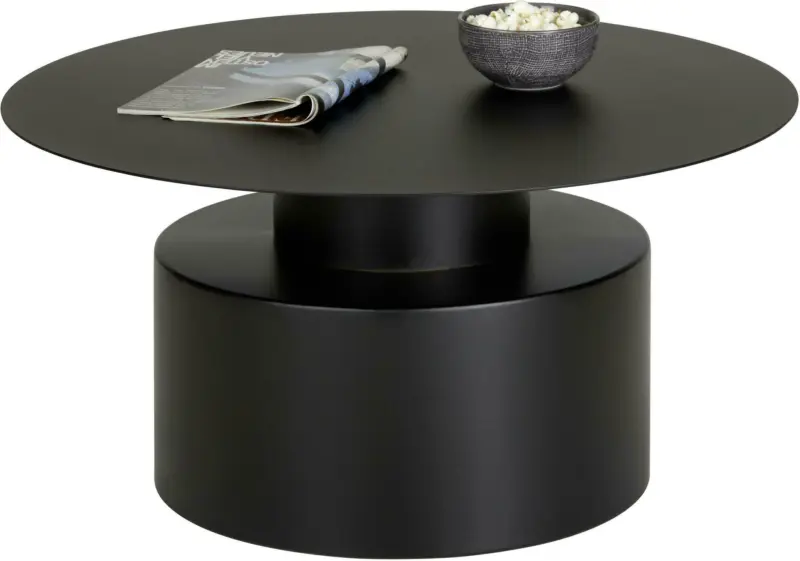 Couchtisch aus Metall in Schwarz