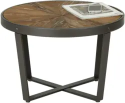 Couchtisch in Grau &Oslash; ca. 60cm