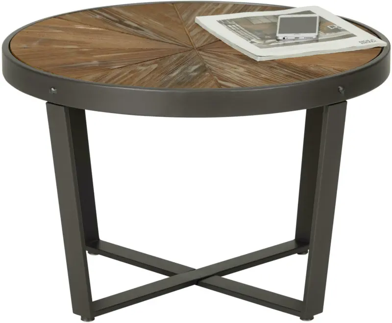 Couchtisch in Grau &Oslash; ca. 60cm