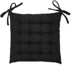 Sitzkissen Chris in Schwarz