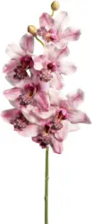 Kunstpflanze Cymbidie in Rosa