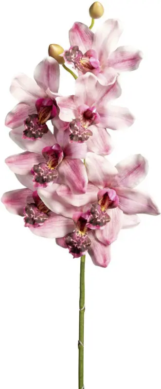 Kunstpflanze Cymbidie in Rosa