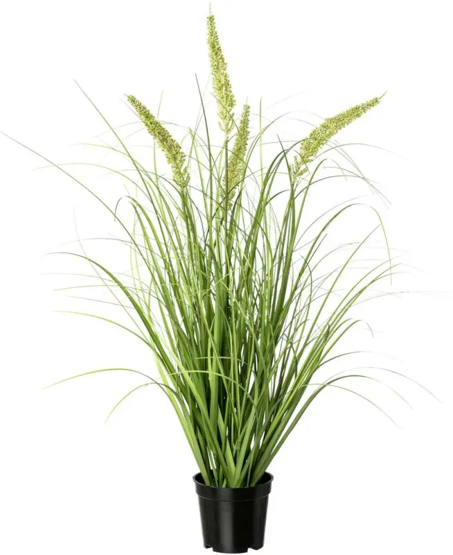 Kunstpflanze Penisetum inkl. Topf