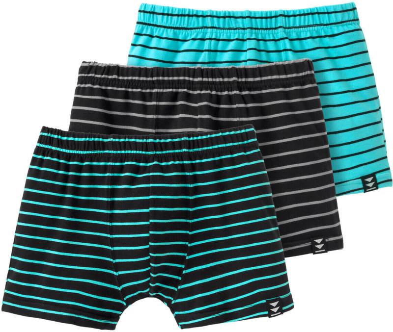 3 Jungen Retroboxer im Ringel-Look (Nur online)