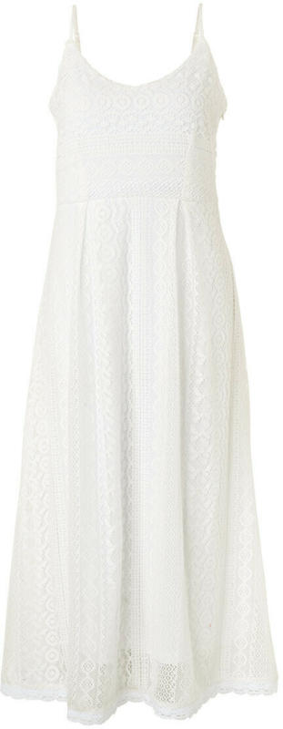 Damen Midi-Kleid mit Häkelspitze (Nur online)