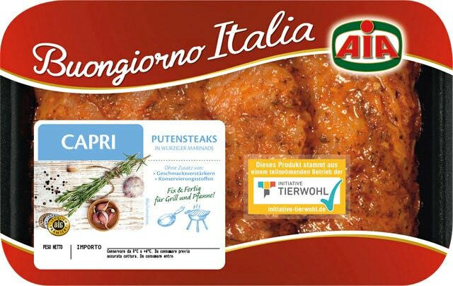Putensteaks Capri oder Toscana