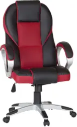 Chefsessel 'Race', schwarz/rot