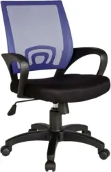 Jugenddrehstuhl 'Rivoli', blau/schwarz