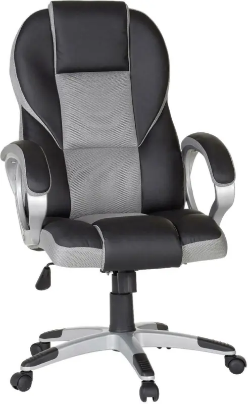 Chefsessel 'Race', schwarz/grau